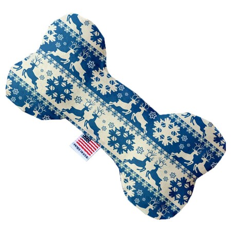 Mirage Pet Products Blue Reindeer 10 in. Bone Dog Toy 1273-TYBN10
